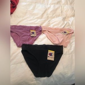 Never worn, champion underwear 3 pair